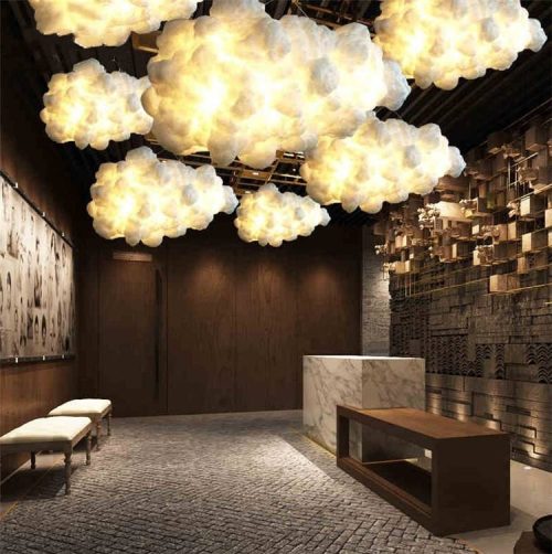 White Cloud Chandelier Light for Indoor Living Room Dining Room Led Hanging Modern Nordic Lamp for Interior Decor (10 MOQ is required) - Image 5