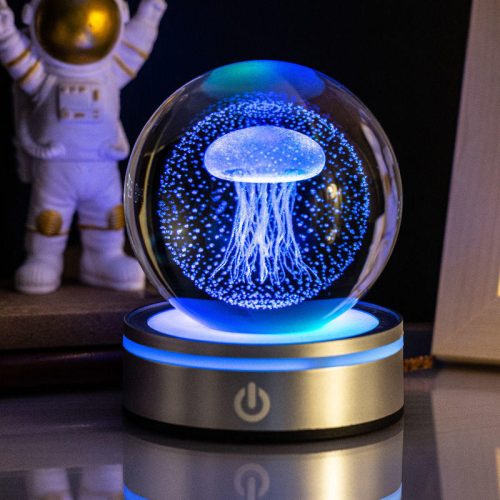 Crystal Ball Led 3d Internally Carved Luminous Gift Colorful Gradient Plug in Baby Kids Night Light (10 MOQ is required) - Image 5