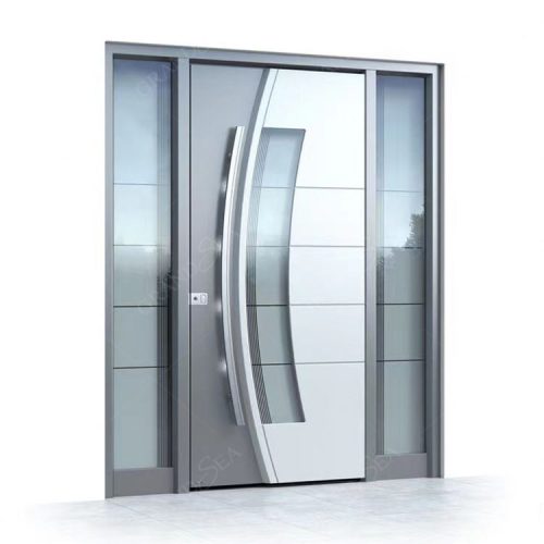 Security Pivot Doors For Modern Houses Single Aluminum Pivot Front Doors - Not Including Handle 1 Square Foot Price - Image 5