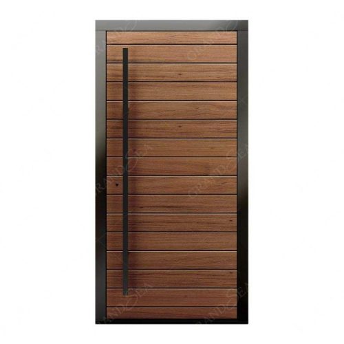 Interior Main Door Wooden Front Stainless Steel Framed Wooden Casement Door - Not Including Handle 1 Square Feet Price - Image 5