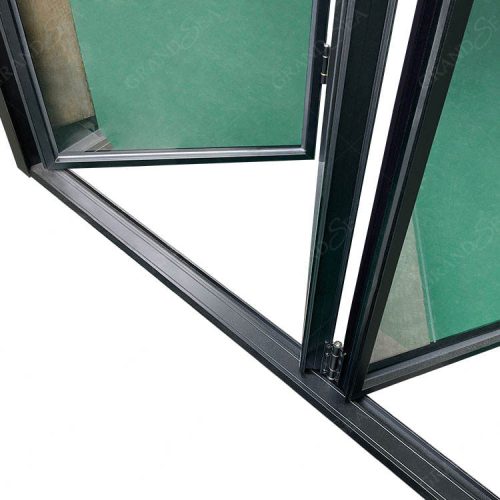 Frameless Folding Glass Doors PVC Vertical Folding Doors Bi-Folding - Not Including Handle 1 Square Feet Price - Image 5