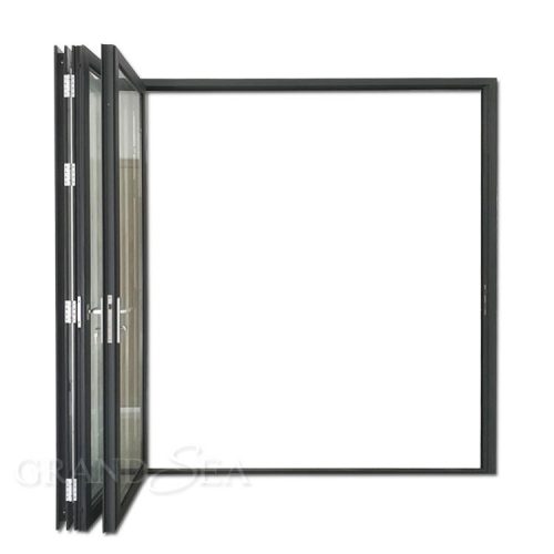 Double Glazing Aluminum Bi Folding Doors - Not Including Handle 1 Square Feet Price - Image 5