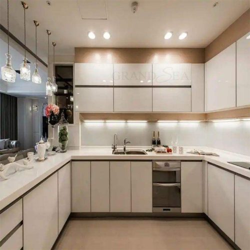 Production Kitchen Cabinets Automatic Unit Small Furniture Whole Kitchen Cabinet Set ( 1 square meters price) - Image 5