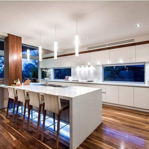 White Colorful Modern Kitchen Cabinet Hotel Kitchen Furniture Customized Kitchens Cabinet ( 1 square meters price) - Image 5