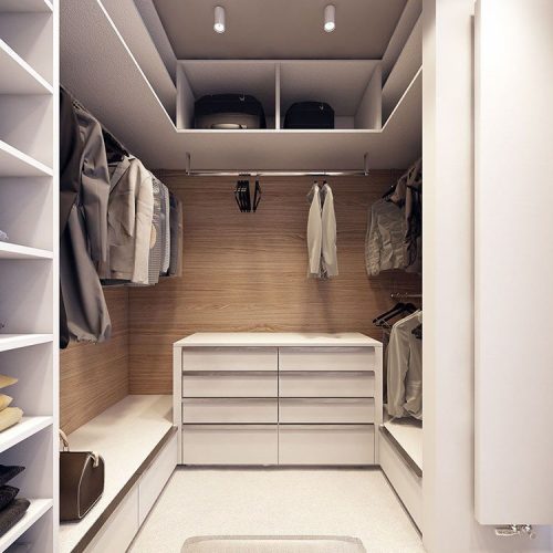 Aluminum Bedroom Wardrobe Walk In Closet(1 Meter Price) - Image 5