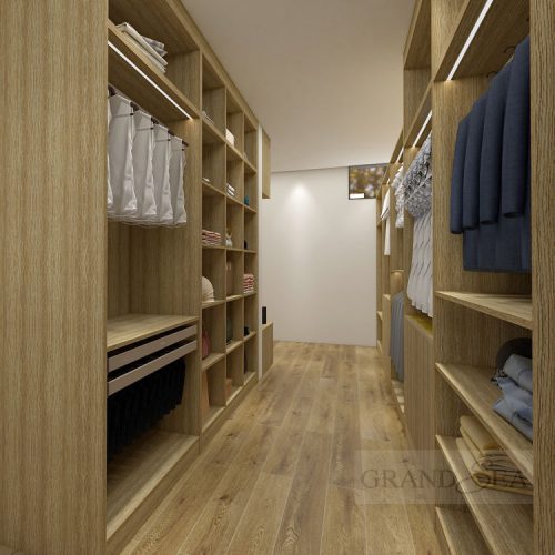 The Wardrobe With Mirror Fitted Wardrobes With Sliding Doors Bedroom With Walk In Wardrobe(1 Square Meters Price) - Image 3