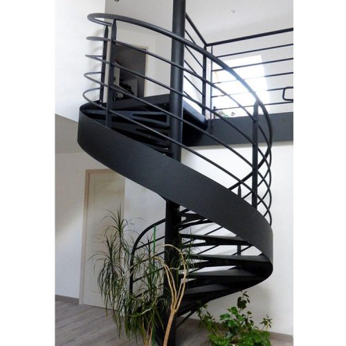 Modern Custom-Made Curved Stairs Combined With Floating Staircase Spiral Staircase For Homes (1 Square Meters Price) - Image 5