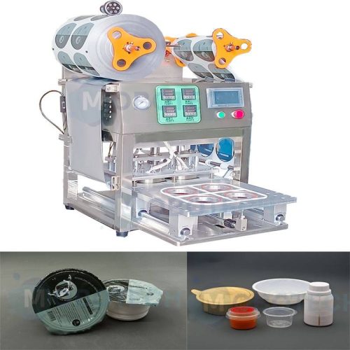 Automatic Sealing Machine Plastic Cup Sealer PP PET Film Cup Sealing Machine - Image 5