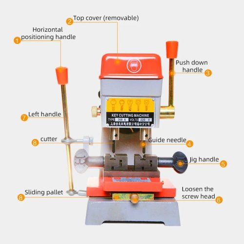 Vertical Key Copying Machine – Precision Key Duplicating Tool for Locksmiths - Image 5