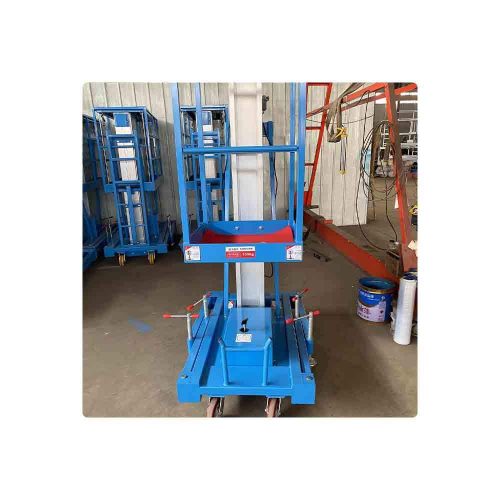 Aluminum Alloy Lifting Platform Electric Manlift Table (Single Mast) - Image 5