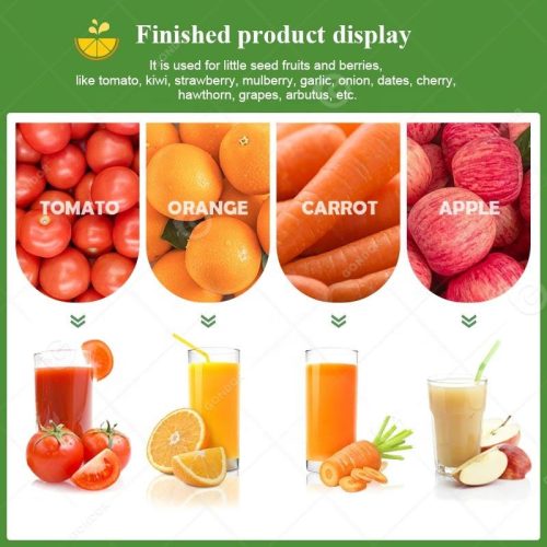 Fruit Juice Pulp Pineapple Tomato Extract Mango Coconut Milk Make Fruit Pulper Press Extractor Machine - Image 6