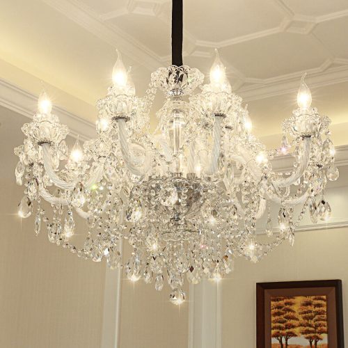 Luxury Crystal Chandeliers Modern Glass Hanging Lamps Living Room Hotel Decorative Ceiling Lighting Pendant Chandelier Lights - Image 6