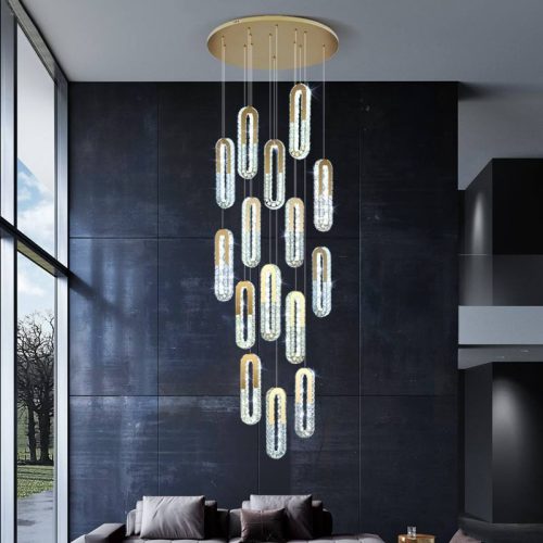 Hotel Bedroom Dining Room Ceiling Pendant Lights Fixtures Lighting Modern Luxury Chandeliers Gold Crystal Contemporary(2 MOQ is required) - Image 6