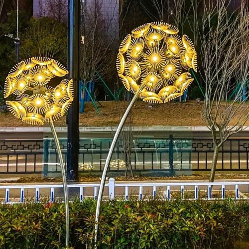 Custom Dandelion Lamp Festival Decoration Outdoor Waterproof Landscape Art Wedding Decoration Lighting (2 MOQ is required) - Image 6