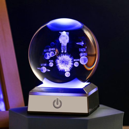 Crystal Ball Led 3d Internally Carved Luminous Gift Colorful Gradient Plug in Baby Kids Night Light (10 MOQ is required) - Image 6