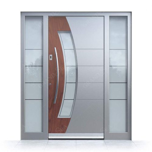 Security Pivot Doors For Modern Houses Single Aluminum Pivot Front Doors - Not Including Handle 1 Square Foot Price - Image 6