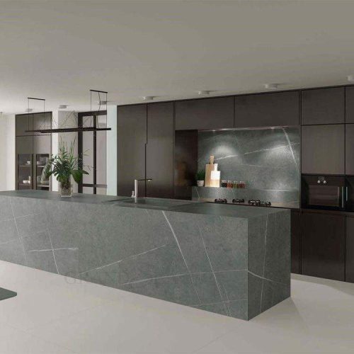 Luxury Black Shaker Style Ready Made Solid Wood Kitchen Cabinets Design ( 1 square meters price) - Image 6