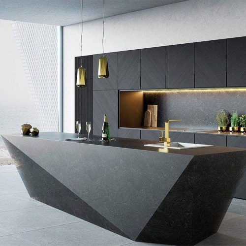 Modern Luxury Kitchen Cabinets Design Set Cabinet Kitchen Islands ( 1 square meters price) - Image 6