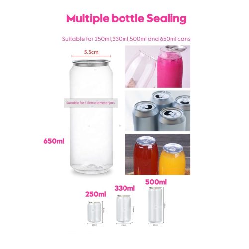 High Quality Full Automatic Can Cup Sealing Machine Beverage Bottle Jar Beer Tin Cup Pop Can Sealer Canning Can Sealer Machine - Image 6