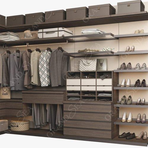 Matt Color Open Wardrobe Clothes Organizer Closet Storage Wardrobe For Bedroom Cloakroom(1 Meter Price) - Image 6