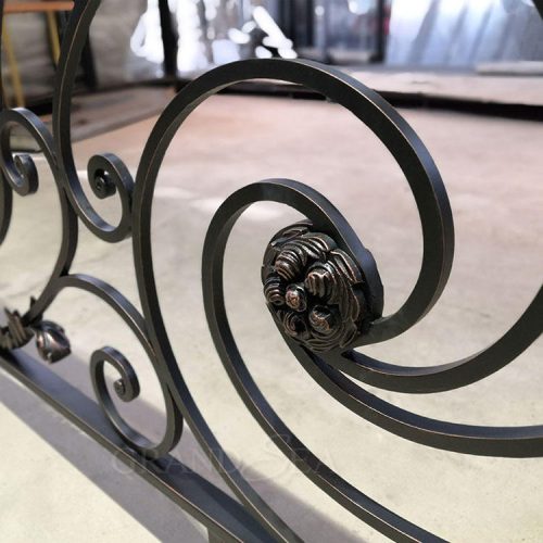 High Quality Wrought Iron Balustrades & Handrails for Hospital Staircase Railing ( 1 square meters price) - Image 7