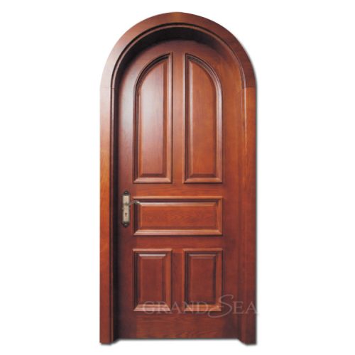 Solid Wood Entry Doors Arch Door Design (1 Square Meters Price) - Image 6