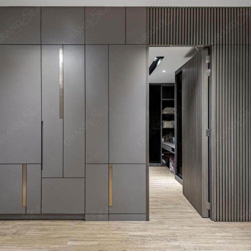 Invisible Flush Mounted Secret Room Wooden Doors Interior Concealed Integrated Frameless Solid Wood Hidden Door (1 Square Meters Price) - Image 6