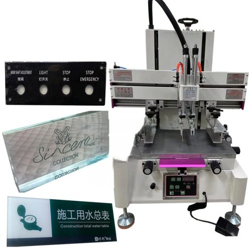 Desktop Flat Silk Screen Printer – Semi-Automatic Multicolor Printing Machine for Flat Bottles - Image 6