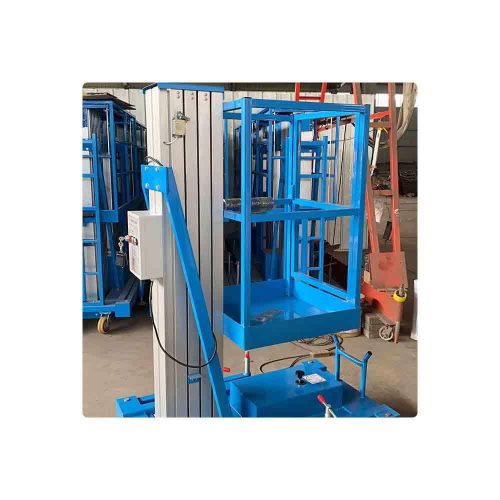 Aluminum Alloy Lifting Platform Electric Manlift Table (Single Mast) - Image 6