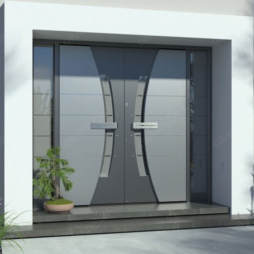 Security Pivot Doors For Modern Houses Single Aluminum Pivot Front Doors - Not Including Handle 1 Square Foot Price - Image 7