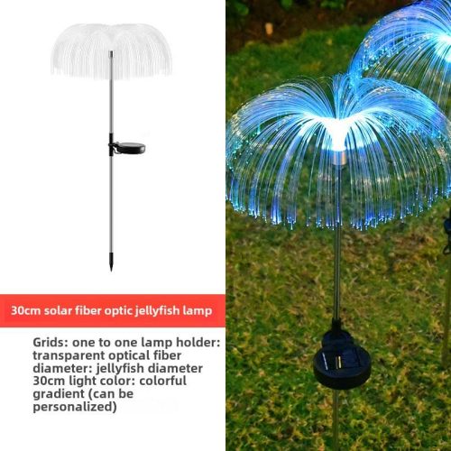 IP65 Solar LED Colorful Jellyfish Fireworks Light Small Garden Decoration DC Fiber Optic Christmas Meteor Shower Atmosphere (10 MOQ is required) - Image 7