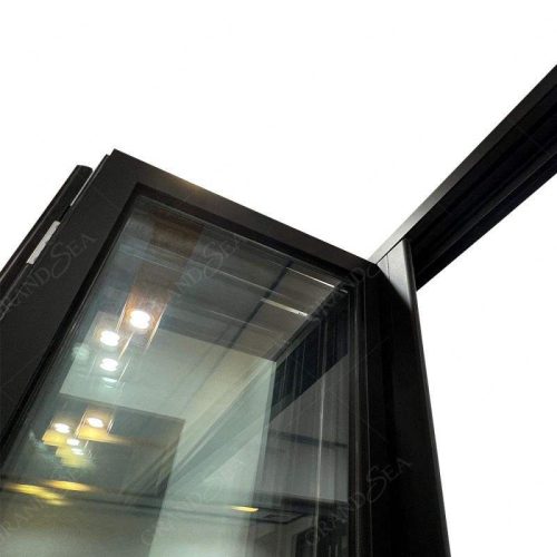 Waterproof Accordion Mosquito Screen Sliding Patio Aluminum Folding Glass Door - Not Including Handle 1 Square Feet Price - Image 7