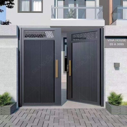 Digital Lock  Aluminum Boundary Wall Gate(1 Square Meters Price)