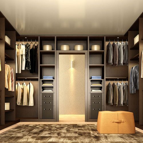 Bedroom Wardrobe Furniture Set Wooden Wall Wardrobe 5 Door DIY Walk In Closet(1 Square Meters Price) - Image 7