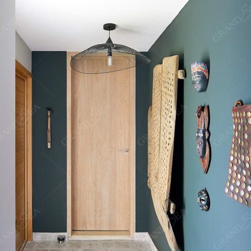 Latest Design Customized Swing Solid Wood Casement Swing Doors - Image 7