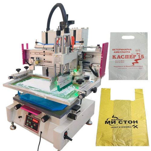 Desktop Flat Silk Screen Printer – Semi-Automatic Multicolor Printing Machine for Flat Bottles - Image 7