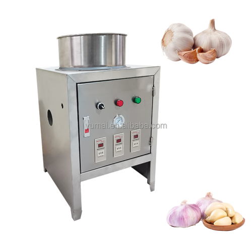 Industrial 200kg/h Automatic Air Compressor Power Garlic Skin Peeler Machine