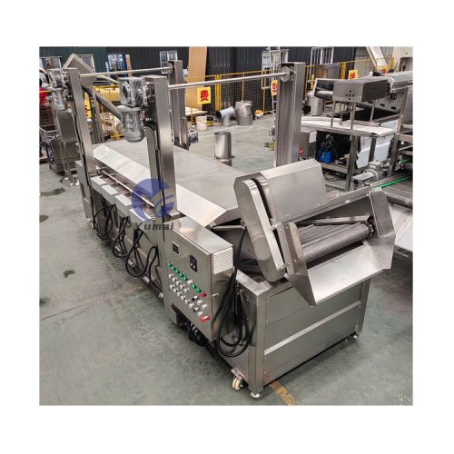 Industrial Chicken Meat Churros Ground Nut Deep Frying Machine - Image 7